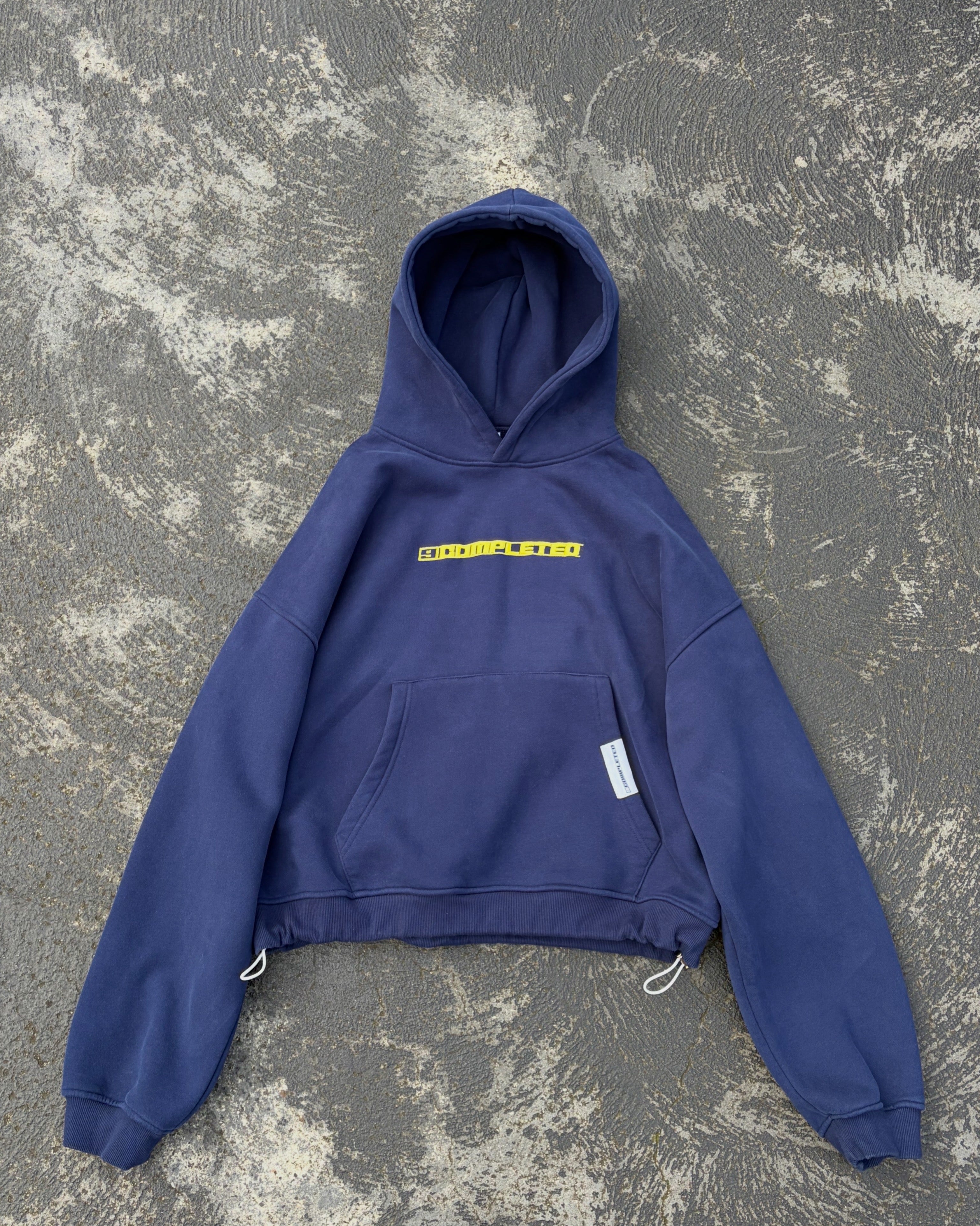Deep Indigo adjustable hoodie