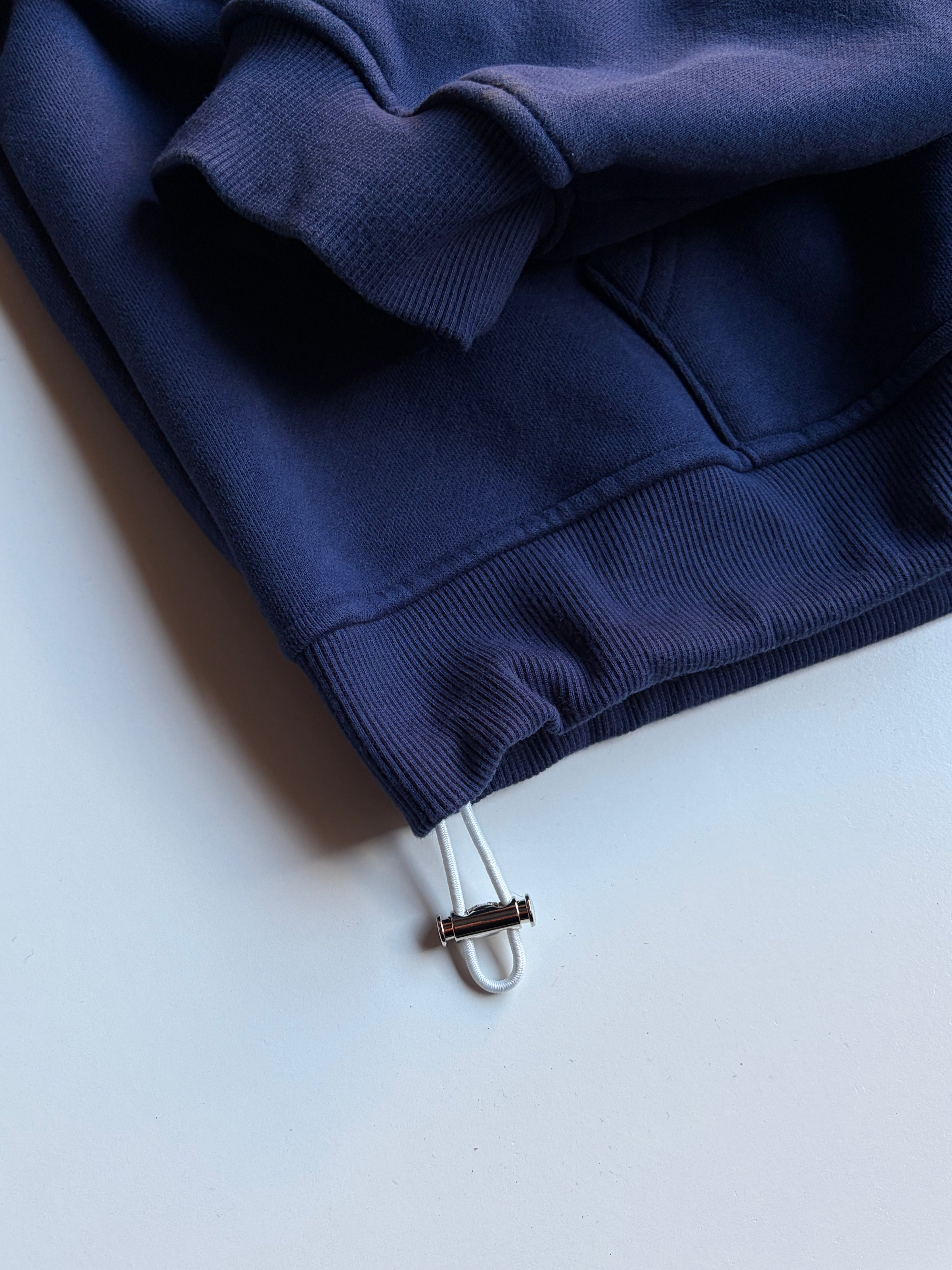 Deep Indigo adjustable hoodie